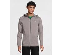Puma Mens Evostripe Full-Zip Hoodie - Cast Iron, Cast Iron, Size L, Men Cast Iron