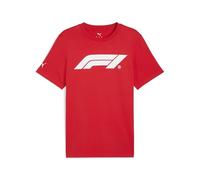 PUMA Men's F1 ESS Logo Tee 180g, Pop Red, M