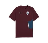 Puma Men's FA Portugal Pocket T-Shirt, Ruby Shimmer-ocean Tropic, Large