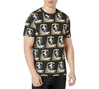 PUMA Mens Ferrari Race All Over Print Tee, Puma Black-aop, L