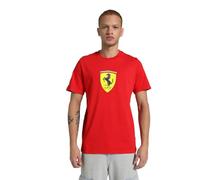 Puma Mens Ferrari Race Colored Big Shield Tee Motorsport, Rosso Corsa, L