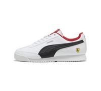 PUMA Men's Ferrari Roma Via Sneaker, White/Black, 8 UK