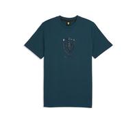Puma Men's Ferrari Shield Tee Shirt, Midnight Petrol, S