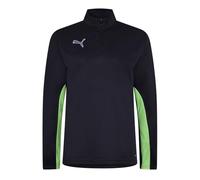 PUMA Mens Finesse Performance Quarter Zip Drill Top Navy/Apple XL