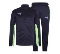 PUMA Mens Finesse Performance Tracksuit Set Navy/Apple M