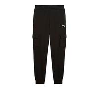 Puma Mens Fleece Small Logo Cargo Trousers - Black - Black - S