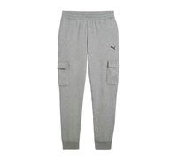 Puma Mens Fleece Small Logo Cargo Trousers - Grey - Grey - L