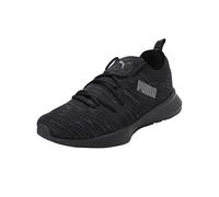 Puma Mens Flyer Runner Engineered Knit Running Shoe, Black-asphalt, 9 UK