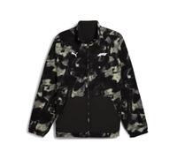 PUMA Men's Formula 1 Reversible Puffer Jacket Black-AOP Ah24, XXL