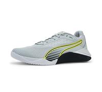 Puma Mens Fuse 4.0 Cross Training Shoes, Cool Light Gray/Puma Black/Lux Lime, 7.5