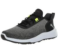 PUMA Men's Fusion Crush Sport Wide Golf Shoe, Black-Electric, 8 UK