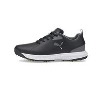 PUMA Mens FUSION FX Tech Golf Shoes - Puma Black/Puma Silver/QUIET SHADE - 7