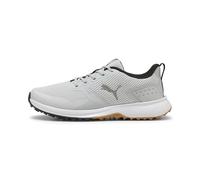 PUMA Men's Fusion Grip 6 Golf Shoe, Feather Gray Black-Gum, 15 UK