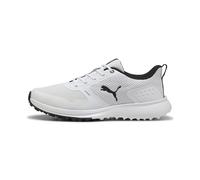 Puma Men's Fusion Grip 6 Golf Shoe, White/Black, 7.5 UK