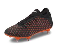 PUMA Men's Future 6.4 Sg Football Shoe, Black White-Shocking Orange, 7.5 UK