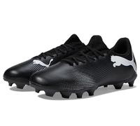 PUMA Men's Future 7 Play Firm Artifical Ground Sneaker, Black/White, 10 UK