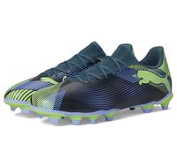 PUMA Men's Future 7 Play Firm, Artificial Ground Soccer Cleats Sneaker, Gray Skies-Elektro Purple-Fizzy Apple White, 10 UK