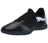 PUMA Men's Future 7 Play Indoor Trainer Soccer Shoes Sneaker, Black/White, 12 UK
