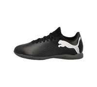 PUMA Men's Future 7 Play Turf Trainer Soccer Cleats Sneaker, Black/White, 11 UK