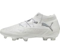 Puma Mens Future 8 Ultimate Firm Ground Soccer Cleats - White, White/Silver Mist/Cool Light Gray, 8.5 UK