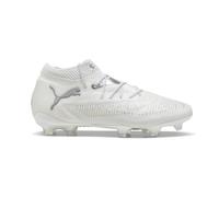 Puma Mens Future 8 Ultimate Firm Ground Soccer Cleats - White, White/Silver Mist/Cool Light Gray, 9 UK