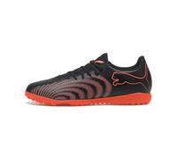 Puma Mens Future 9 Play Turf Training Soccer Cleats, Puma Black-Glowing Red-Strong Gray, 8.5