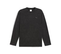 Puma Mens FUTURE..ARCHIVE Relaxed Dye T-shirt - Black Cotton - Size Small