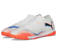 Puma Men's Future Match Turf Trainer Soccer Cleats Sneaker, White Black Bright Red AH25, 12 UK