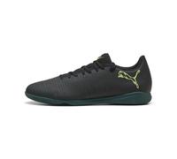 PUMA Men's Future Play Indoor Trainer Soccer Shoes Sneaker, Black-fizzy Light-green Terrain Ah25, 7.5 UK