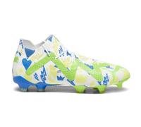 Puma - Mens Future Ultimate NJR Fg/Ag Shoes, Color Puma White/Racing Blue/Lemon Meringue/para, Size: 9 UK