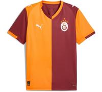 PUMA Mens Galatasry Home Shirt 2025 2026 Adults Short Sleeve Orange/red XL