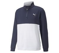 Puma Gamer Colorblock quarter Zip Fleece Mens - Blue XL