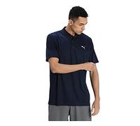 Puma Mens Gamer Polo Shirt Sports Top Short Sleeve Navy L
