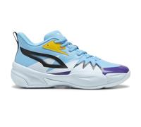 PUMA Mens Genetics Basketball Shoe Luminous Blue-ICY Blue 9