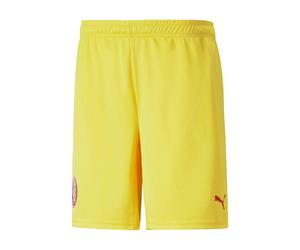 Puma Mens Girona Fc Replica Shorts - Yellow - S - Yellow - 100% Mixed