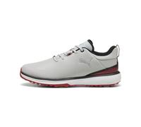 Puma Men's Golf Shoe, Ash Gray-Puma Black-Candy Apple, 14