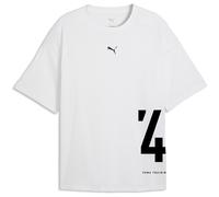 Puma Mens Graphic Oversized T Shirt in White - Size Medium