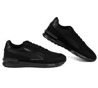 Puma Unisex Adults Graviton Sneakers, Puma Black-Puma Black-Dark Shadow, 7 UK
