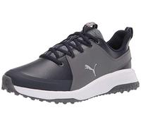 PUMA Men's Grip Fusion Pro 3.0 Golf Shoe, Navy Blazer Silver-Quiet Shade, 9.5 UK