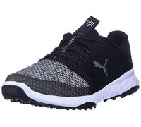 PUMA Men's Grip Fusion Sport Golf Shoe, Black-Quiet Shade, 9 UK