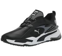 PUMA Men's Gs-Fast Golf Shoe, Black Black/Quiet Shade, 9.5 UK