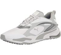 PUMA Men's Gs-Fast Golf Shoe, Puma White-high Rise-Quiet Shade, 11.5 UK