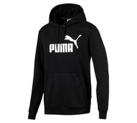 Puma Mens Hoodie ESS Large Puma Cat Logo Black 68% Cotton 32% Polyester