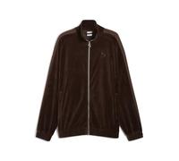 PUMA Men's Iconic T7 Oversized Velour Track Jacket, Espresso Brown Aw24, XXL