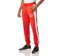 PUMA Men's Iconic T7 Track Pant (Available in Big and Tall Sizes), High Risk Red-ah21, Large