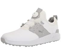 PUMA Men's Ignite Articulate Disc Golf Shoe, White Silver High Rise, 9 UK
