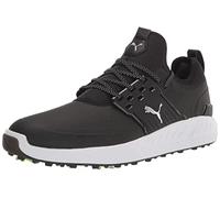 PUMA Men's Ignite Articulate Golf Shoe, Black Silver Black, 10.5 UK