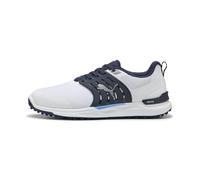 PUMA Men's Ignite Elevate 2 Golf Shoes, Puma White-deep Navy, 9 UK