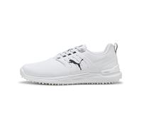 PUMA Men's Ignite Elevate 2 Golf Shoes, White Black Silver, 10 UK