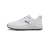 PUMA Men's Ignite Elevate 2 Tour Golf Shoes, White/Black, 8.5 UK